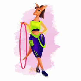 Кенгуру на фитнесе