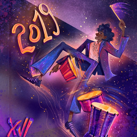 Открытка для джазового фестиваля