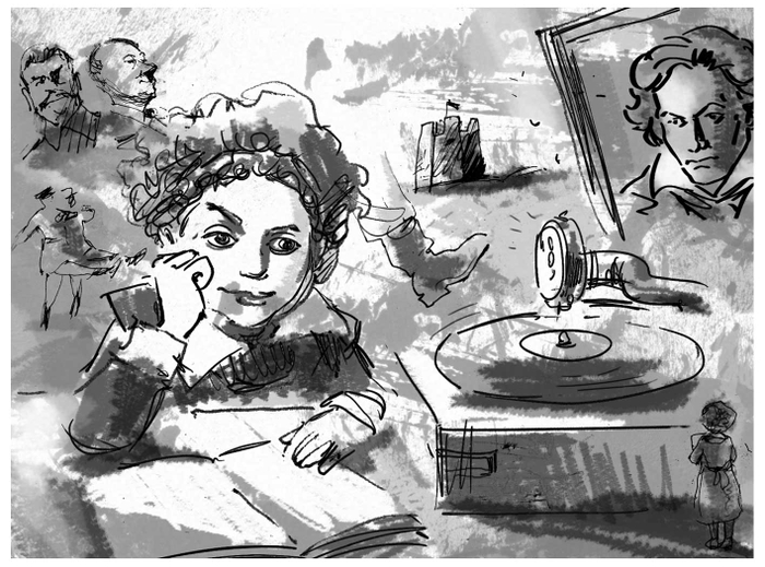 Иллюстрация Журнал "Лехаим" Маша Рольникайте