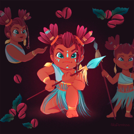 Coffee Tribe. Character