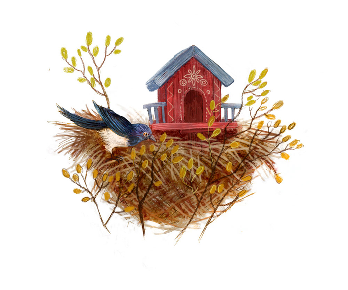 Про сороку-4. Сорочье гнездо