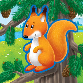 Учим цвета. Оранжевый, желтый и синий