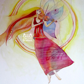 Муза со скрипкой