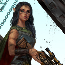 Эльфийка-снайпер