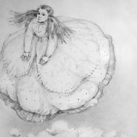 Летящая девочка