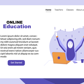 landing page