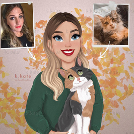 Портрет с питомцем