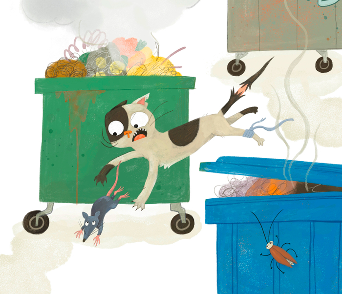 Бездомный кот 