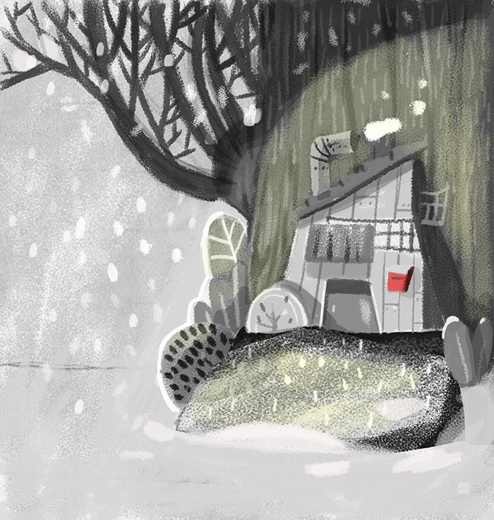 Домик ждет письмо