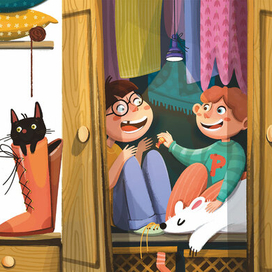 Сюжет на тему шкафовых тайн. Издательство Альпина-Дети