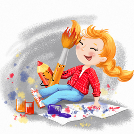 Маленькая художница