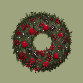 Новогодний венок