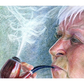 Моя бабушка курит трубку