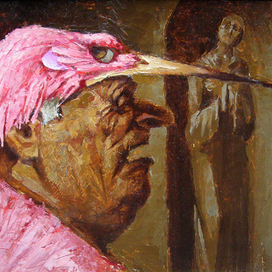 розовая цапля (маски)