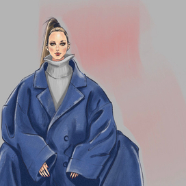 Фэшн иллюстрация 