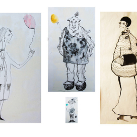 персонажи к стихотворению ю.мориц "на бал к марусе"