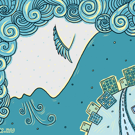 открытка "полярная ночь"