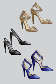 обувь, эскиз