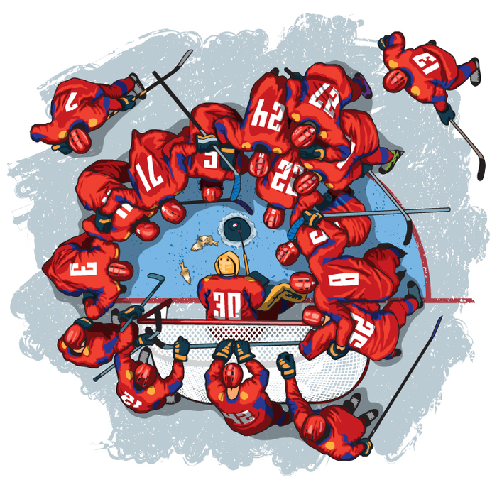 Рыбалка с шайбой