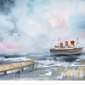 А в груди пароходы гудят