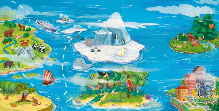 Разворот книжки для издательства "Счастье внутри"