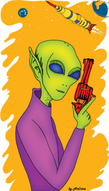 Вооруженный инопланетянин