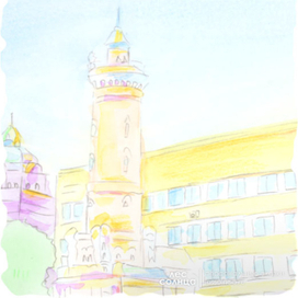 Омск | Акварель | Персональная именная сказка | Лес Солнца | Lessolnca.ru