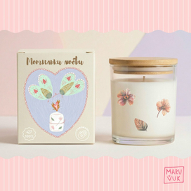 Иллюстрация для упаковки свечей