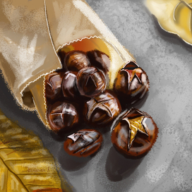 Жареные каштаны