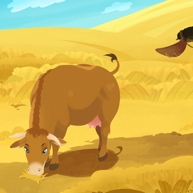 В золотом поле