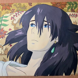 Картина по мультфильму "Ходячий замок"