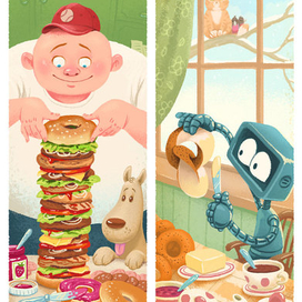 Иллюстрация для детского журнала