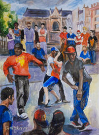 Уличные танцы: Париж