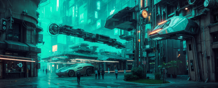 futuristic  city 