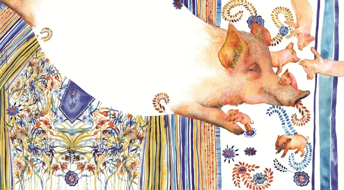 Р.Барадулина "Сябрына". Рох-рох Свинья