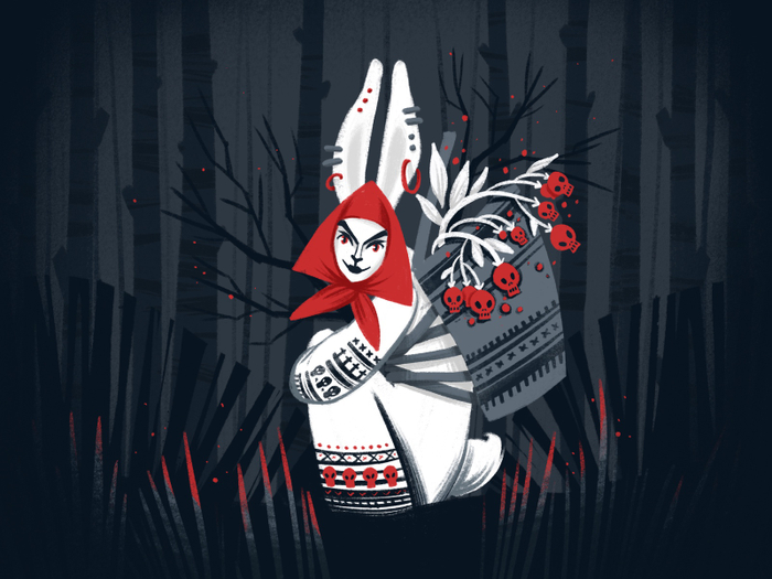 Заяц и ядовитые ягодки