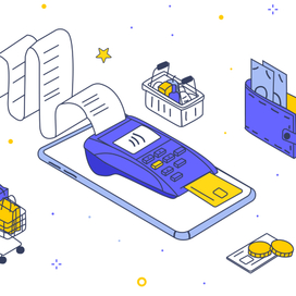 Иллюстрации для сайта интернет-банка