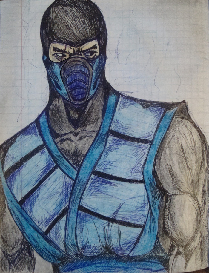 Mortal kombat рисовать