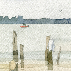 Волга_о-в Тушинский (напротив села Шелехметь)