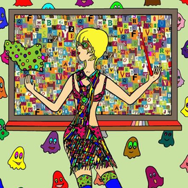 Училка в чулках