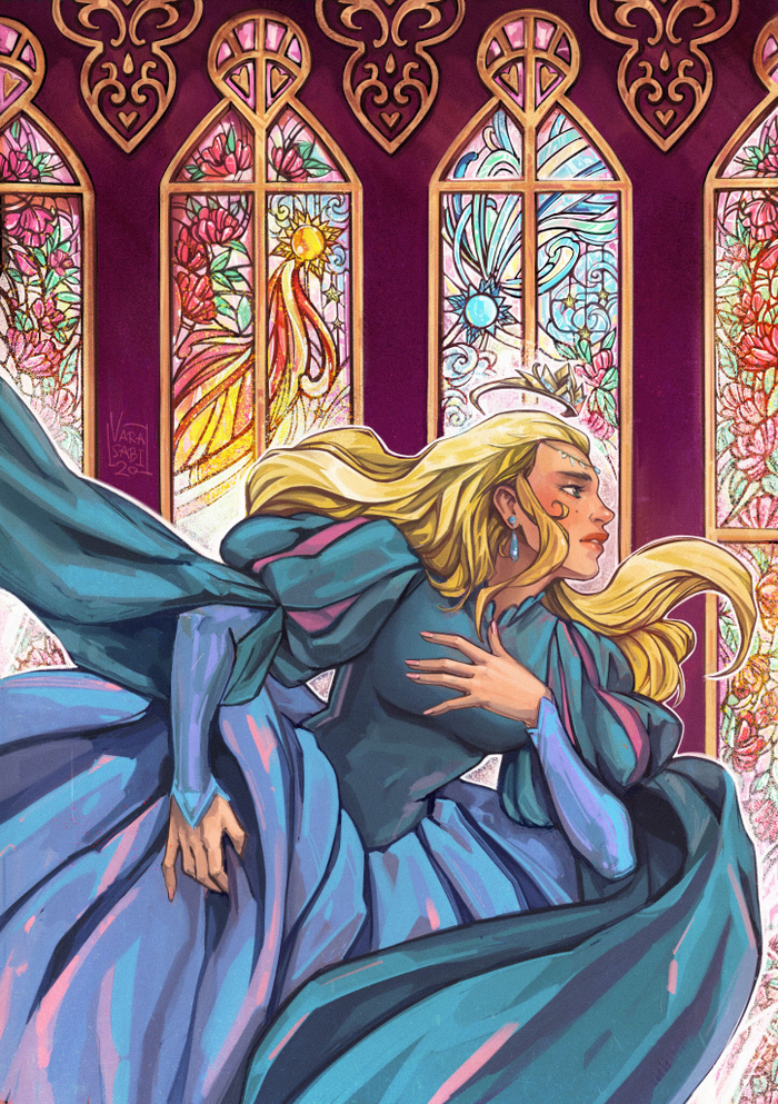  Обложка к фэнтези книге  "Принцесса Разноцветного Дворца"