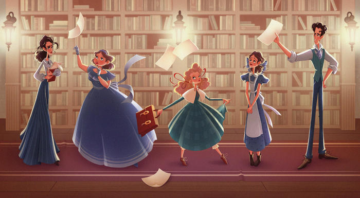 Линейка персонажей по произведению Луизы Мэй Олкотт "Маленькие женщины"