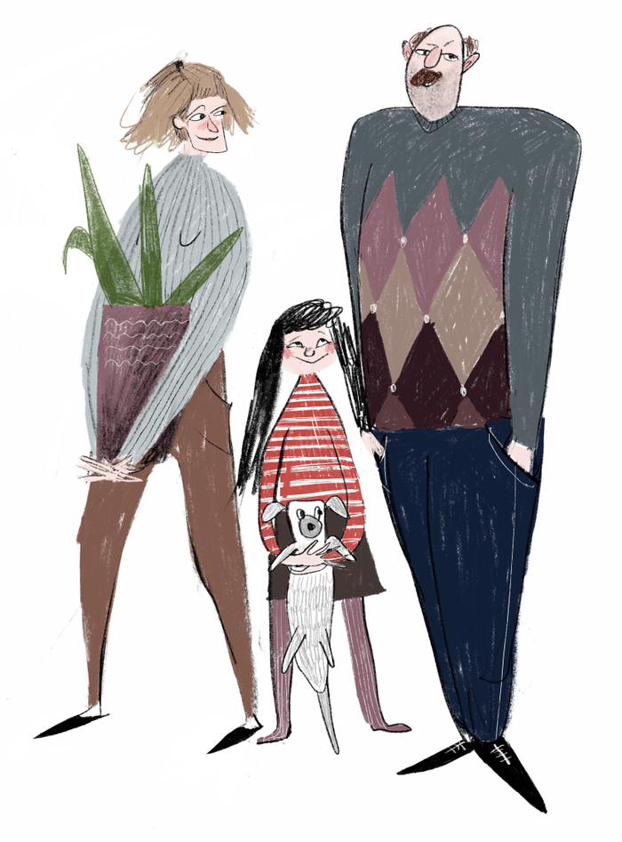 Семья для книги