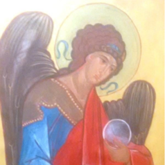 Иконопись Архангел эскиз 2 метра