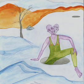 Принт из серии постеров_Сомнения