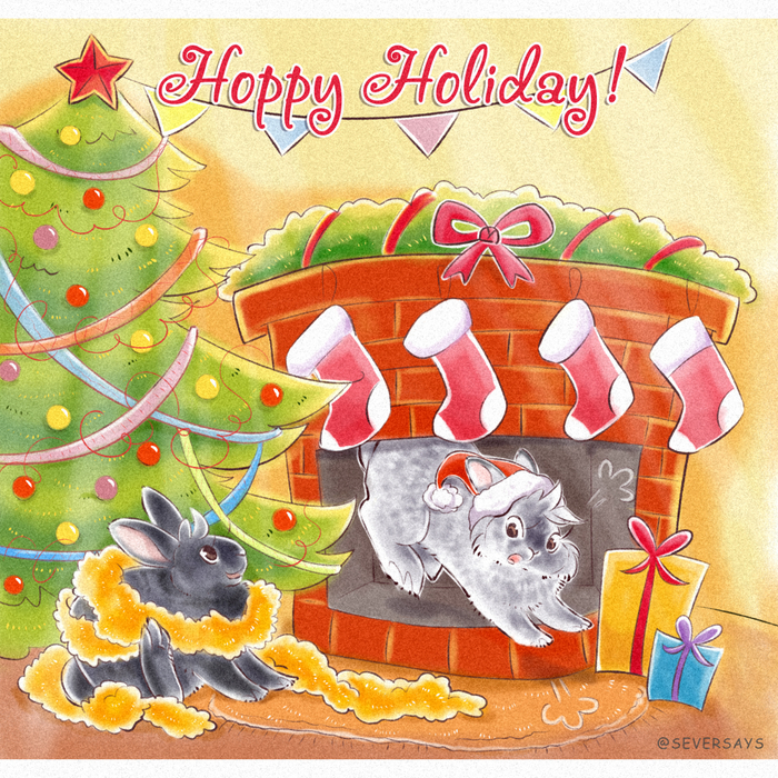 Новогодние зайчики