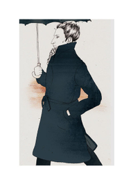 Человек в пальто