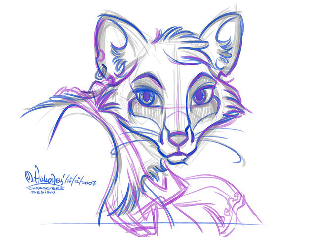 Лис Бродяга (Эскиз)