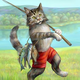 Кот-рыболов