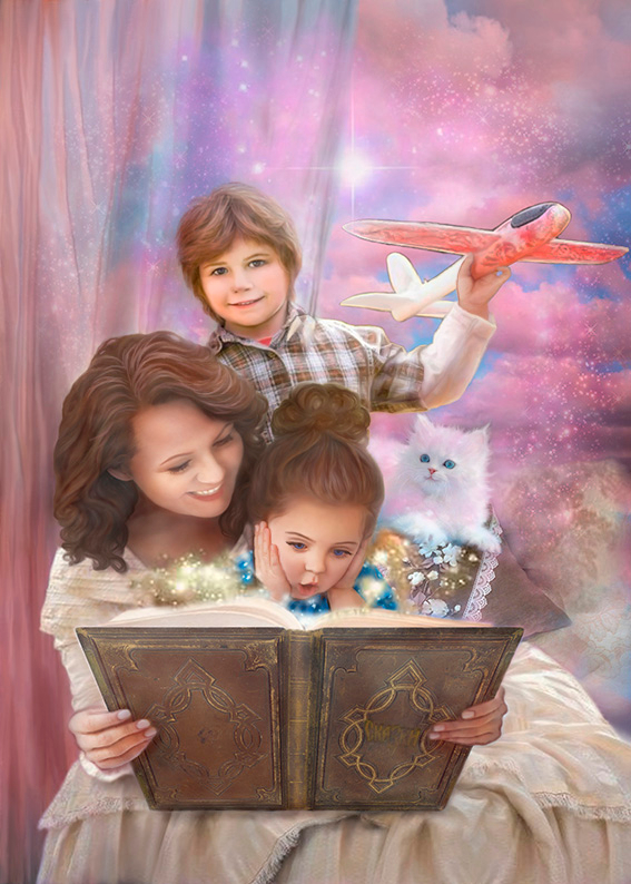 На крыльях фантазий в свой сказочный мир...